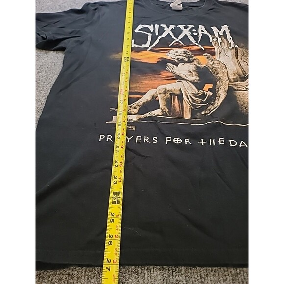 Sixx:A.M. mens Hard Rock Metal Black Concert Tour t-shirt size L 2016 - Picture 3 of 9
